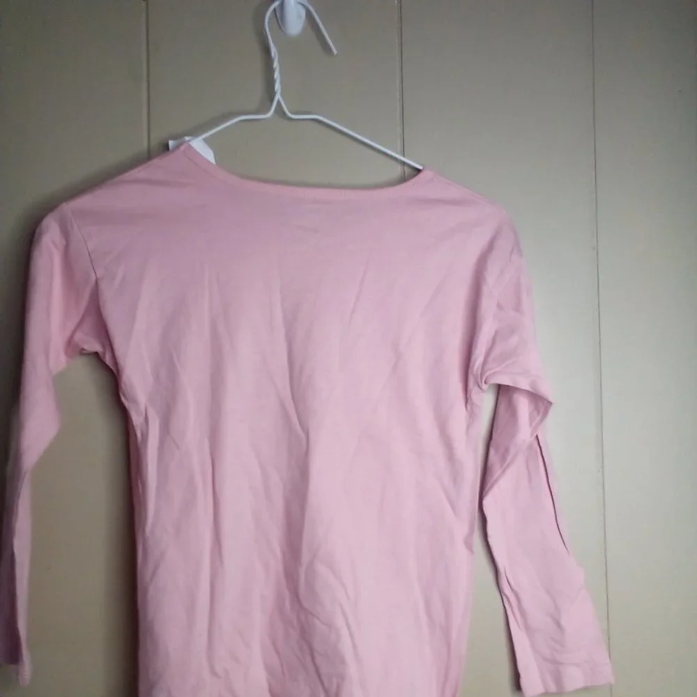 Carter's Kids Long Sleeve Shirt 7 Pink Ballerina Dance